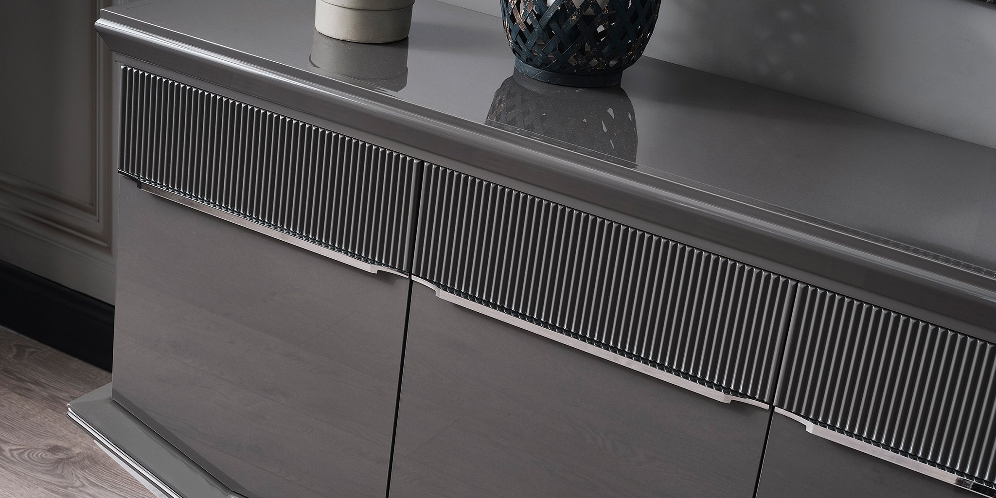 Asya Gümüş Yemek Odası Takımı